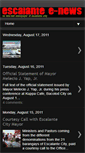 Mobile Screenshot of escalantee-news.blogspot.com