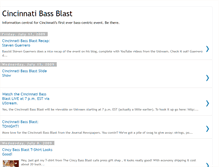Tablet Screenshot of cincybassblast.blogspot.com