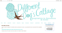 Desktop Screenshot of differentdogcottage.blogspot.com