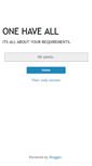 Mobile Screenshot of onehaveall.blogspot.com