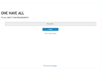 Tablet Screenshot of onehaveall.blogspot.com