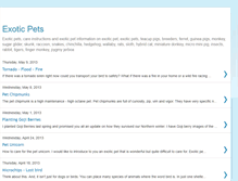 Tablet Screenshot of exoticpetsbellaonline.blogspot.com