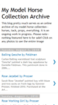 Mobile Screenshot of modelhorsearchive.blogspot.com