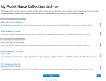 Tablet Screenshot of modelhorsearchive.blogspot.com