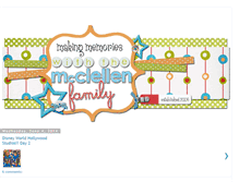 Tablet Screenshot of mcclellenmemories.blogspot.com