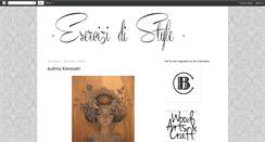 Desktop Screenshot of esercizidistyle.blogspot.com