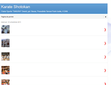 Tablet Screenshot of karateshotokan-onesti.blogspot.com