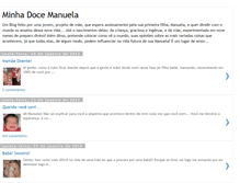 Tablet Screenshot of minhadocemanuela.blogspot.com