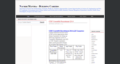 Desktop Screenshot of naukrimantra.blogspot.com