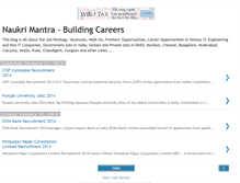 Tablet Screenshot of naukrimantra.blogspot.com