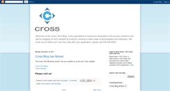 Desktop Screenshot of crosstechblog.blogspot.com