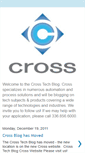 Mobile Screenshot of crosstechblog.blogspot.com