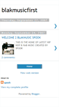 Mobile Screenshot of blakmusicfirst-spook.blogspot.com