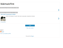 Tablet Screenshot of blakmusicfirst-spook.blogspot.com