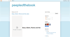 Desktop Screenshot of peepleofthebook.blogspot.com
