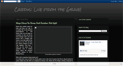 Desktop Screenshot of carduscricket.blogspot.com
