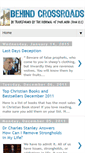 Mobile Screenshot of behindcrossroads.blogspot.com