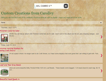 Tablet Screenshot of customcreationsfromcarolivy.blogspot.com