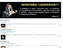 Tablet Screenshot of ministeriodespertad.blogspot.com