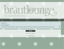 Tablet Screenshot of brautlounge.blogspot.com