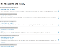 Tablet Screenshot of itsaboutlifeandmoney-trumpnetwork.blogspot.com