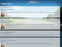 Tablet Screenshot of celine-dion-bio.blogspot.com