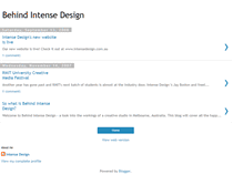 Tablet Screenshot of behind-intense-design.blogspot.com