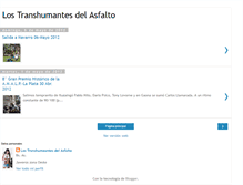 Tablet Screenshot of lostranshumantesdelasfalto.blogspot.com