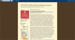 Desktop Screenshot of cefww1soldieresimpson.blogspot.com