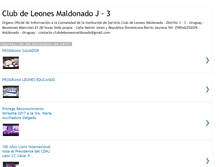 Tablet Screenshot of clubdeleonesmaldonado.blogspot.com