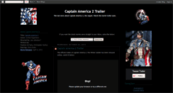 Desktop Screenshot of captain-america-2-movie-trailer.blogspot.com