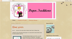 Desktop Screenshot of jennkellypapertraditions.blogspot.com