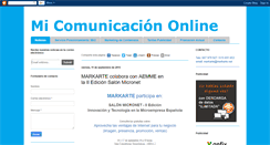 Desktop Screenshot of micomunicaciononline.blogspot.com