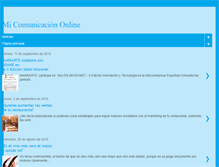 Tablet Screenshot of micomunicaciononline.blogspot.com