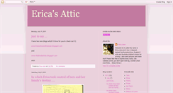 Desktop Screenshot of ericas-attic.blogspot.com