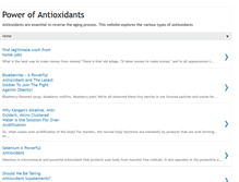 Tablet Screenshot of healthwithantioxidant.blogspot.com