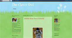 Desktop Screenshot of cleverowlcrafts.blogspot.com