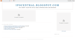 Desktop Screenshot of ipocentral.blogspot.com