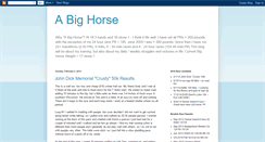 Desktop Screenshot of a-big-horse.blogspot.com