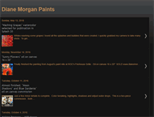 Tablet Screenshot of dianemorganpaints.blogspot.com