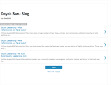 Tablet Screenshot of dayakbaru.blogspot.com