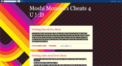 Desktop Screenshot of moshimonsterscheats4u.blogspot.com