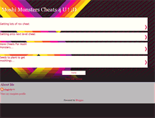 Tablet Screenshot of moshimonsterscheats4u.blogspot.com