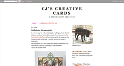 Desktop Screenshot of cjscreativecards.blogspot.com