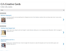 Tablet Screenshot of cjscreativecards.blogspot.com