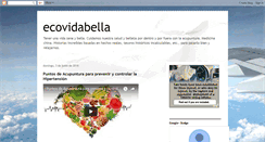 Desktop Screenshot of ecovidabella.blogspot.com