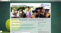 Desktop Screenshot of beasiswa11.blogspot.com