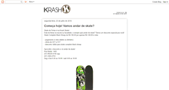 Desktop Screenshot of krashskateshop.blogspot.com