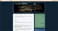 Desktop Screenshot of lodgeatstillwater.blogspot.com