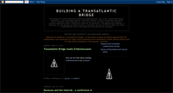 Desktop Screenshot of buildingatransatlanticbridge.blogspot.com
